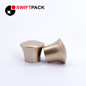 2025 2025 thiết kế mới Swift gói ABS + PP nhựa nhà máy tùy chỉnh Jar Bìa Vòng chai thủy tinh Nước Hoa Vàng nắp - Product Image 3