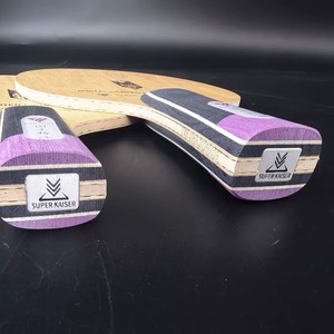 SUPER <span class=keywords><strong>KAISER</strong></span> Q968 Ye Minghui Lame de tennis de table spéciale joueur national <span class=keywords><strong>5</strong></span>+2 Inner Yellow Aramid Carbon Professionnel Ping Pong - Product Image 2