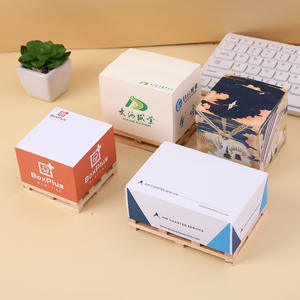 Aantekenblok met zelfklevende papieren blokjes, op maat gemaakt logo, voor bedrijven, scholen en kantoren, aanpasbare maat - Product Image 2