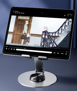 Support de téléphone entièrement métallique, cadeau de fête, support de téléphone rotatif, tablette de bureau mécanique haut de gamme pour les fournitures de fête - Product Image 4