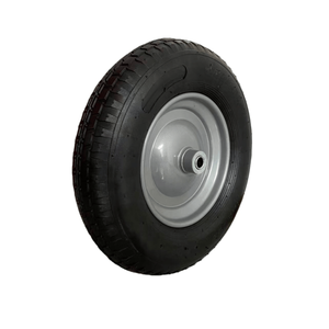 Rueda de espuma de PU maciza antipinchazos 16x4.00-8 con llanta metálica para carretilla de mano, rueda de repuesto para carretilla - Product Image 2