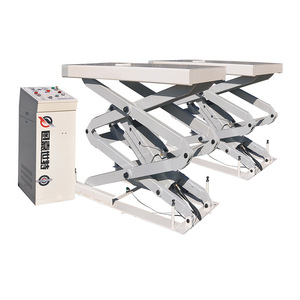 Elevador de Tijera Hidráulico Dizang con Protección de Sobrecarga de 700 kg para Taller de Reparaciones - Product Image 1