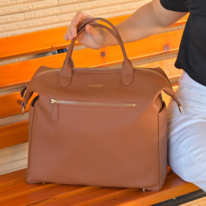 थोक फैशन परिवर्तनीय न्यूनतम शाकाहारी शाकाहारी चमड़े के नपे बच्चे बदलते बैग माँ माँ टोटे अस्पताल मातृत्व बैग - Product Image 1