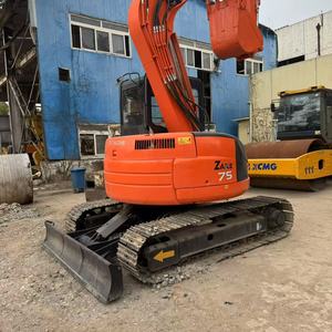 Excavadora Hitachi Zaxis 75 2023, Pocas Horas de Trabajo, Usada, Motor de 7.5 Toneladas, Capacidad de Cucharón de 0.2m, Kawasaki, para Excavación - Product Image 4