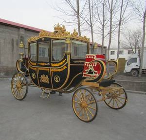 Carruaje/vagón tirado por caballos real personalizado a la venta Transporte especial de estilo real elegante - Product Image 5