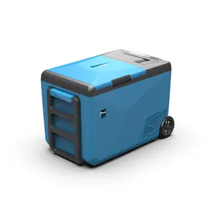 Alpicool KC40 Mini refrigerador compressor de zonas duplas 12V refrigerador de carro refrigerador portátil de acampamento AC 100-240V DC 12V 24V