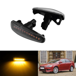 Luces indicadoras laterales LED Mirage para Mitsubishi Lancer Evo X 8351A001, repuesto para señal de giro del coche - Product Image 1