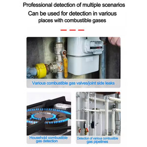 เครื่องตรวจจับก๊าซรั่วแบบชาร์จไฟได้ผ่านพอร์ต USB สำหรับใช้งานในอุตสาหกรรม เครื่องวิเคราะห์ก๊าซแบบเซมิคอนดักเตอร์ที่ไวต่อการตรวจจับก๊าซ - Product Image 5