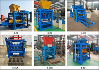 Fabricant de machine de fabrication de briques QTJ4 40 en ciment de haute qualité et machine à blocs de terre compressée