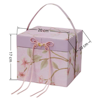 Boîte cadeau de luxe carrée personnalisée en gros pour mariage et anniversaire, en matériaux recyclés, avec gaufrage et fermeture magnétique, grande capacité pour