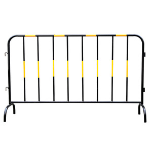Barriera di traffico temporaneo tubo di ferro zincato recinzione di sicurezza controllo della folla per cantieri eventi festival Non riflettente - Product Image 6