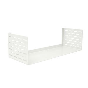 Étagère métallique moderne de taille moyenne, finition blanche, robuste, unité de rangement décorative pour la maison, le bureau, le salon, la chambre à coucher - Product Image 3