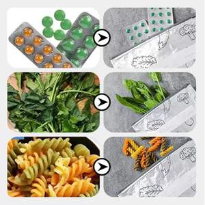 שקיות אחסון רב פעמיות מאלומיניום עם סגירת רוכסן ואקום לאוכל לחיות מחמד, שקיות עומדות בדרגת מזון עם תווית - Product Image 6