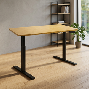 Bureau en bois SMARTDESK pour la maison avec hauteur réglable (65-130 cm) et surface imperméable - Product Image 2