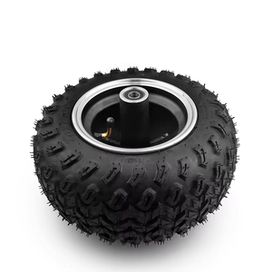 <span class=keywords><strong>Kit</strong></span> de Conversión de Motor con Engranajes y Transmisión por Cadena para Bicicleta Eléctrica, Carretilla, Silla de Ruedas, con Rueda de Motor Ancha de 10x6.0-6 Pulgadas y Motor de 10 Pulgadas y 350W - Product Image 5