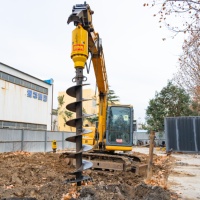 Supporto per Ordini all'Ingrosso di Punte per Trivellatori per Escavatori, per la Perforazione di Fori per Guardrail Stradali e Fondamenta di Edifici a Più Piani