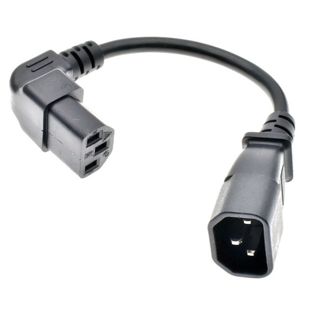 6ft Heavy Duty Computer Power Extension Cord 15A 14 AWG C14 to C15