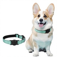 Collier pour chat et chien en nylon personnalisable, anti-étranglement, compatible AirTag, design réfléchissant, ajustement réglable, construction robuste