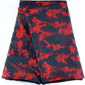 أحدث أقمشة الديباج الأفريقي من الدانتيل الذهبي عالي الجودة النيجيري فستان حفلات الديباج - Product Image 4