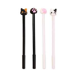Cartoon Cat Gel Pens 0.5mm Needle Tip Black Ink Student Office Supplies - Product Image 5