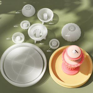 แม่พิม<span class=keywords><strong>พ</strong></span>์ซิลิโคนทำขนมถาดใส่เทียนทำจากยิปซั่มสำหรับทำขนมอบใหม่ - Product Image 4