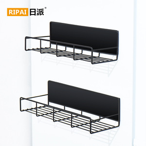 Estante Magnético para Refrigerador Ripai, Negro, 28x9.5x8cm, Organizador de Especias para Cocina, Colgante, Sin Necesidad de Perforación - Product Image 4