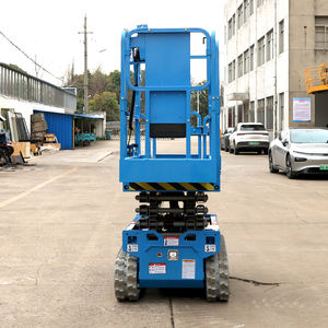 Fábrica al por mayor 6m 8M terreno áspero de mediana altura móvil portátil mesa eléctrica coche elevador de tijera hidráulica para la venta - Product Image 2