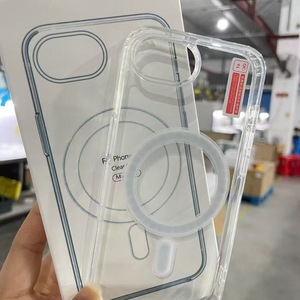 Pour <span class=keywords><strong>iPhone</strong></span> 16E <span class=keywords><strong>Transparent</strong></span> Sans Fil De Charge Magnétique Clair <span class=keywords><strong>Silicone</strong></span> Téléphone Cas Shell pour <span class=keywords><strong>iPhone</strong></span> 16E Couverture Magnétique - Product Image 4