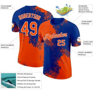 Camiseta de Béisbol Personalizada con Cuello Redondo, Manga Corta, Unisex, Absorbente de Humedad, Impresión Sublimada, Jersey de Equipo - Product Image 2