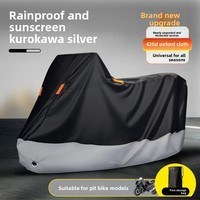 Housse de protection extérieure pour moto en tissu Oxford épaissi, haute résistance, multi-véhicules, anti-UV, imperméable, anti-humidité et anti-poussière