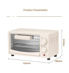 เตาอบไฟฟ้าสแตนเลสอเนกประสงค์แนวตั้ง, เตาอบกลางแจ้งสำหรับใช้ในครัวอบความจุ12L ขนาดเล็ก - Product Image 5