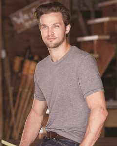 TS41906 Blank Tri <strong>Blend</strong> <strong>Tshirt</strong> 50% Polyester 25% Cotton 25% Rayon Regular Fit Casual for Men Unisex - Product Image 5