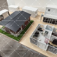 Nuevo Diseño de Casa Contenedor Expandible Moderna para Uso como Apartamento con Diseño Plegable de Panel Sándwich