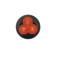 Système d'appel sans fil pour serveurs CTM368 : Récepteur + Bouton d'appel CTT25 + Montre-récepteur CTW08 + Répéteur de signal CTA05 pour Restaurants et Cliniques
