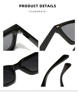Gafas de Sol para hombre 2024 cuadradas modernas listas para enviar gafas de sol verdes gruesas gafas de sol solares unisex SZ1008 - Product Image 5