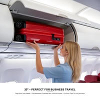 Valise personnalisable, durable et légère, certifiée TSA, avec roues silencieuses en TPE, anti-oxydation, testée 3000 fois, vente en gros directe usine