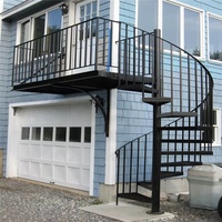 CBMMart Offre Spéciale Escalier en colimaçon Escalier rond d'occasion Escalier en colimaçon extérieur pour maison et villa