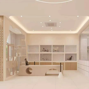 Vitrina para Tienda de Mascotas con LED, Diseño Profesional para Salón de Estética, Solución Integral de Mobiliario y Estanterías - Product Image 1