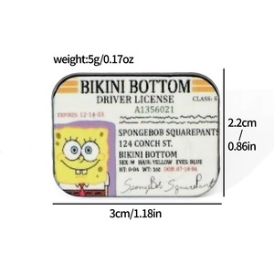 Wholesale XZ3321 New Designs Unisex Enamelled Metal <b>Brooch</b> <b>Pins</b> TV & Movie Character Anime DIY Clothing Decorations - Product Image 5