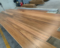 Parquet en bois d'ingénierie en bois de eucalyptus tacheté australien, style villa traditionnel, largeur 136 mm, finition satinée, écologique, résistant aux bosses