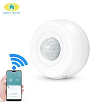Nouveau détecteur de mouvement PIR de plafond ZIGBEE WIFI 2025 compatible avec l'application mobile Tuya par code d'apprentissage
