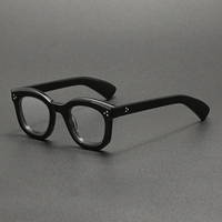 Nouvelles montures de lunettes optiques tendance en gros, montures de lunettes en acétate épais de qualité supérieure avec logo personnalisé pour femmes