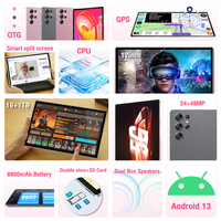 Nueva Tablet Tab Ultra de 12 Pulgadas 2K - MTK6762 Android 13 16GB+1TB 4G/Wi-Fi 8800mAh 24MP+48MP Entretenimiento