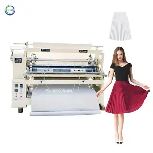 416 Pleated Textile Machine Filter Paper Skirt Sunray Pleating Machine Fabric Pleating Machine