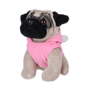 Sevimli şeyler hayvan eşarp şişman köpek özel peluş oyuncaklar Mini minik doldurulmuş köpek - Product Image 2