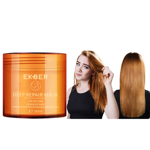 <span class=keywords><strong>Mascarilla</strong></span> multifuncional con Logo personalizado, <span class=keywords><strong>mascarilla</strong></span> para el cabello con queratina orgánica <span class=keywords><strong>Natural</strong></span>, colágeno, Etiqueta Privada, reparador de aceite de macadama mágico - Product Image 1
