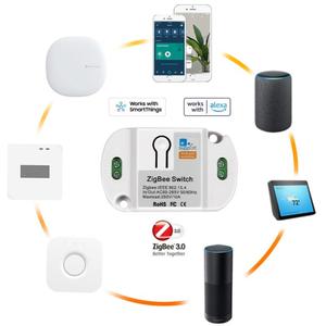 Glomarket eWeLink Zigbee <span class=keywords><strong>Mini</strong></span> interruptor inteligente 10A Control remoto inalámbrico Temporizador de voz <span class=keywords><strong>Google</strong></span> <span class=keywords><strong>Home</strong></span> <span class=keywords><strong>Alexa</strong></span> - Product Image 4