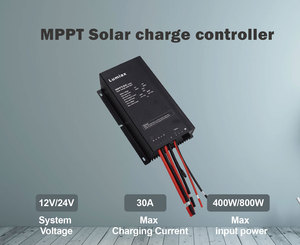 12V 24V 30A MPPT太阳能路灯控制器远程液晶显示屏型流派高效太阳能充电控制器系统 - Product Image 6
