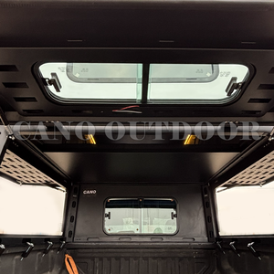 <span class=keywords><strong>Tente</strong></span> <span class=keywords><strong>de</strong></span> <span class=keywords><strong>toit</strong></span> rigide en aluminium certifiée CE pour Tacoma Ranger Gladiator Hilux Overland 4x4 tout-terrain - Product Image 3