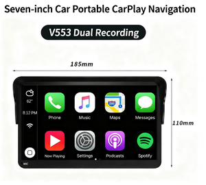 Universal 7inch Portable Navigation Car Display Supports CarPlay BT HD Rearview <b>Reverse</b> <b>Camera</b> Touch Screen - Product Image 3